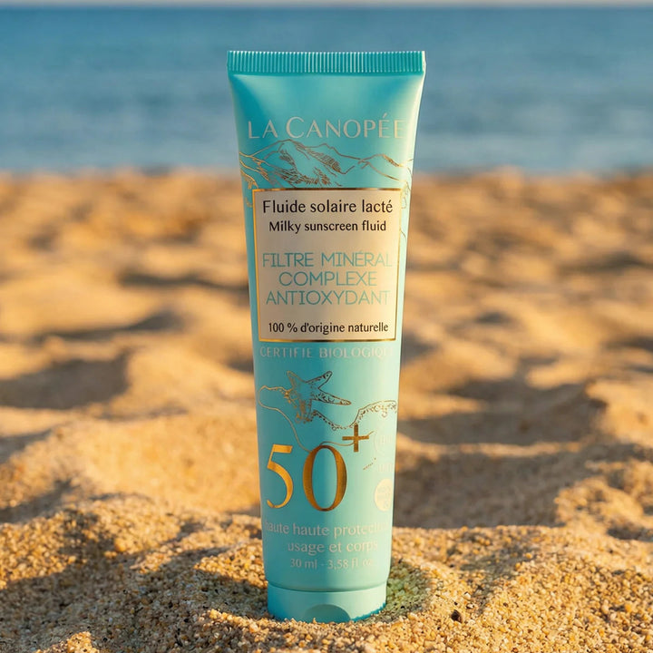 Fluide solaire lacté SPF50+ 100ml
