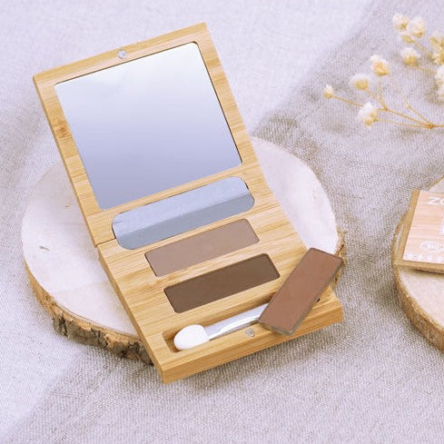 Poudre à sourcils rectangle bio - Couleurs au choix