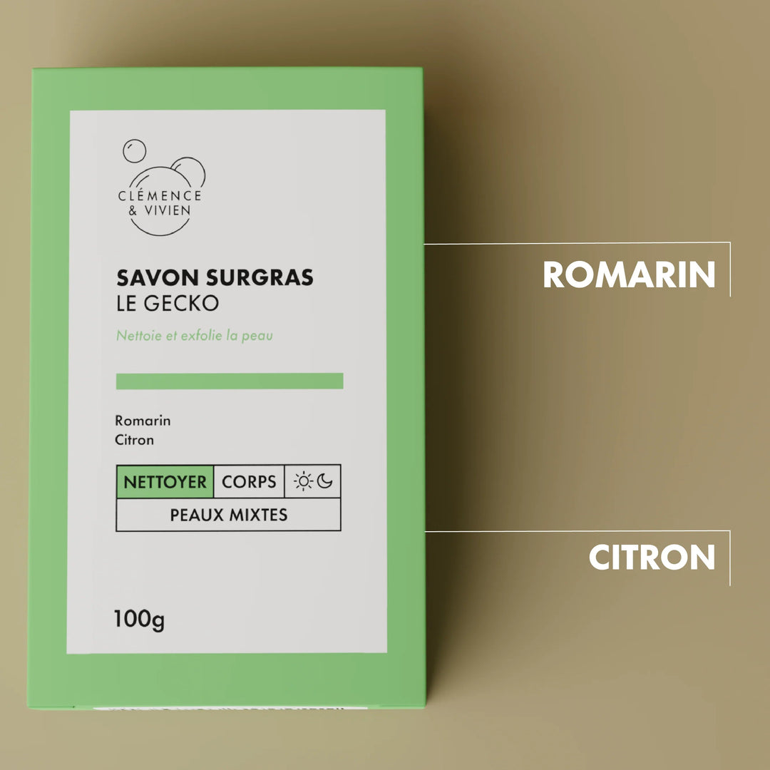 Savon à froid - Le gecko