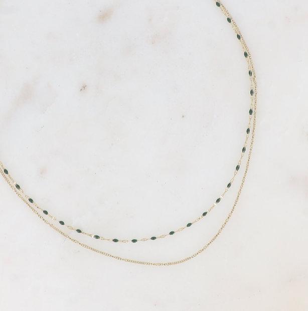 Collier Maëlle - Vert