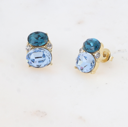 Boucles d'oreilles Ori - Bleu