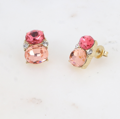 Boucles d'oreilles Ori - Rose