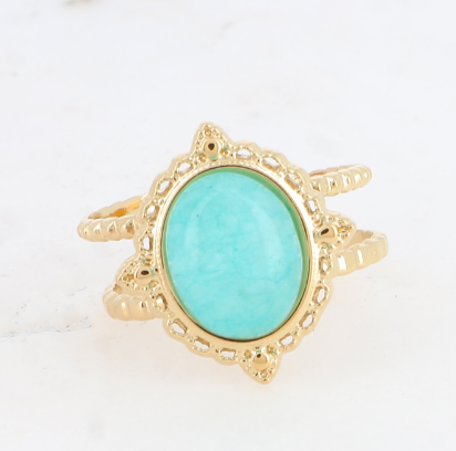 Bague Galinatine - Amazonite