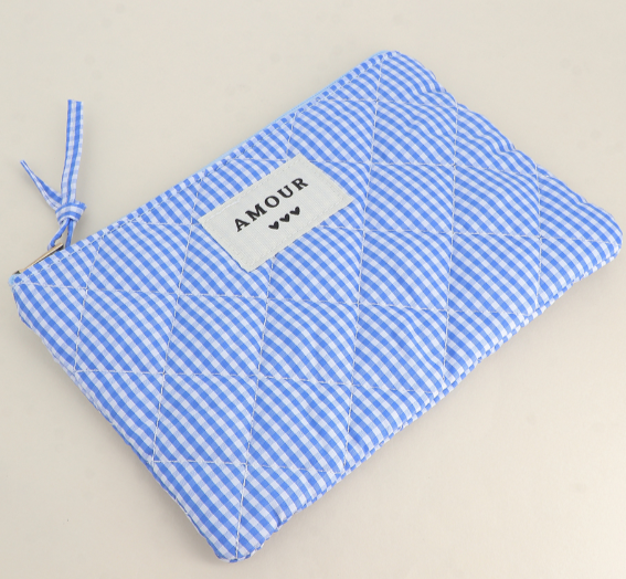 Trousse - Vichy Bleu