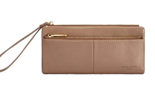 Porte feuilles pression - Chocolat