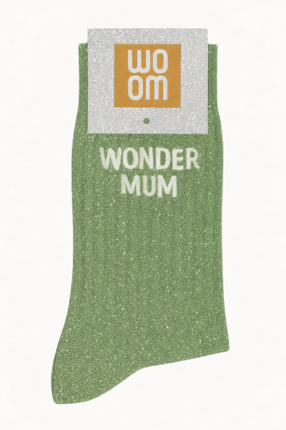 Chaussettes - Wonder mum vert