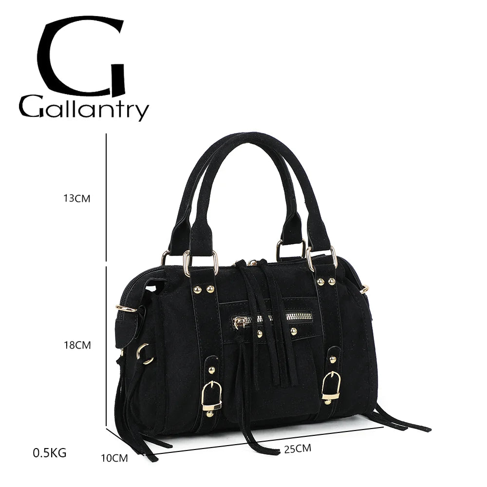 Sac Skyla Suedine Noir