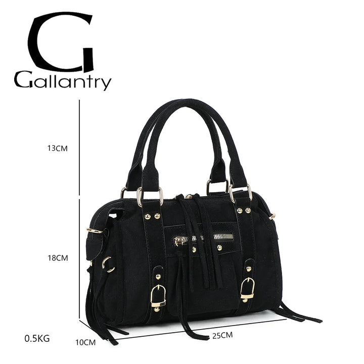 Sac Skyla Suedine Noir