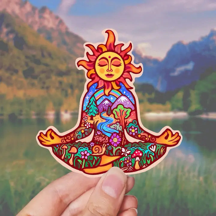 Stickers - Méditation solaire