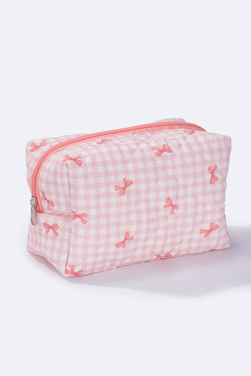 Trousse nœuds Rose