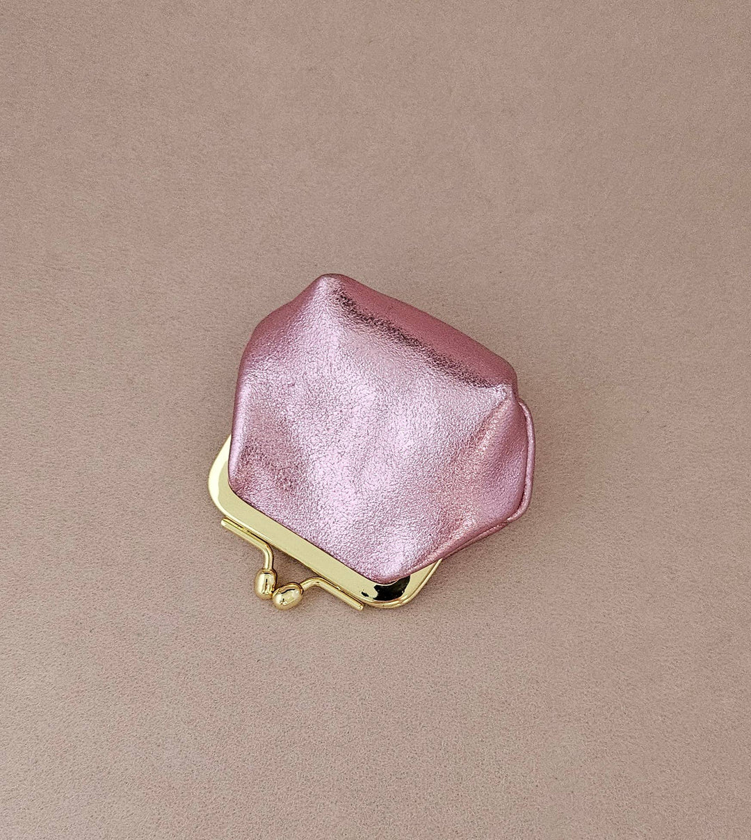 Porte monnaie click clack - Rose clair