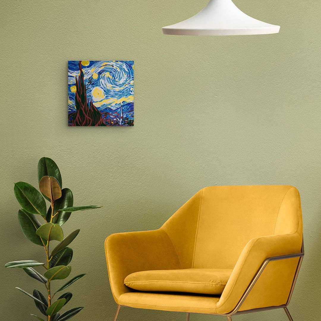 Mini peinture par numéros : Van Gogh Nuit étoilée