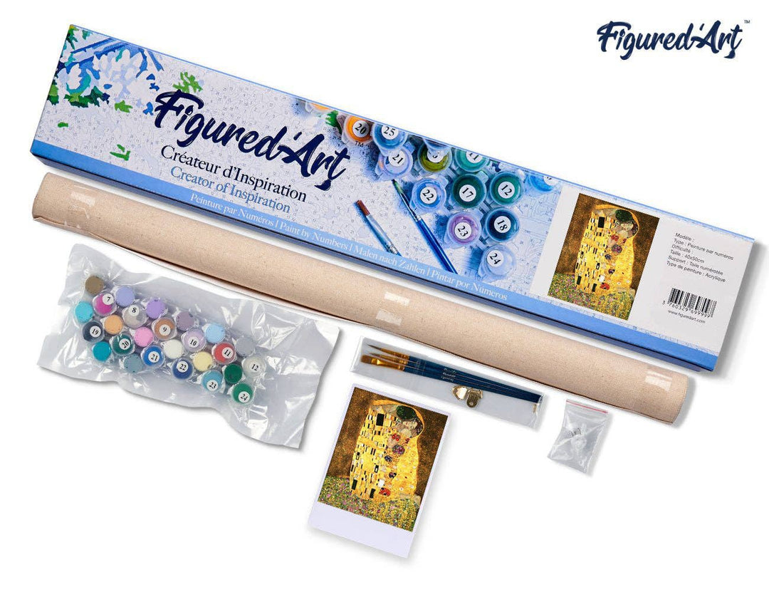 Peinture par numéros : Le Baiser