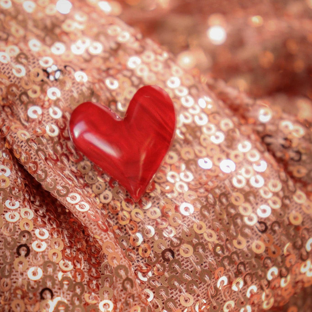 Pin's Coeur Rouge Piment