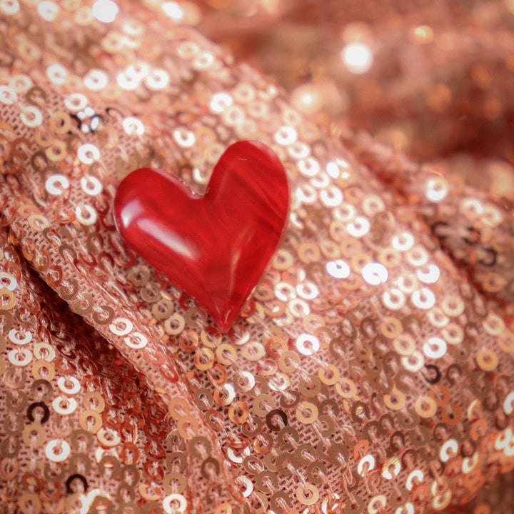 Pin's Coeur Rouge Piment