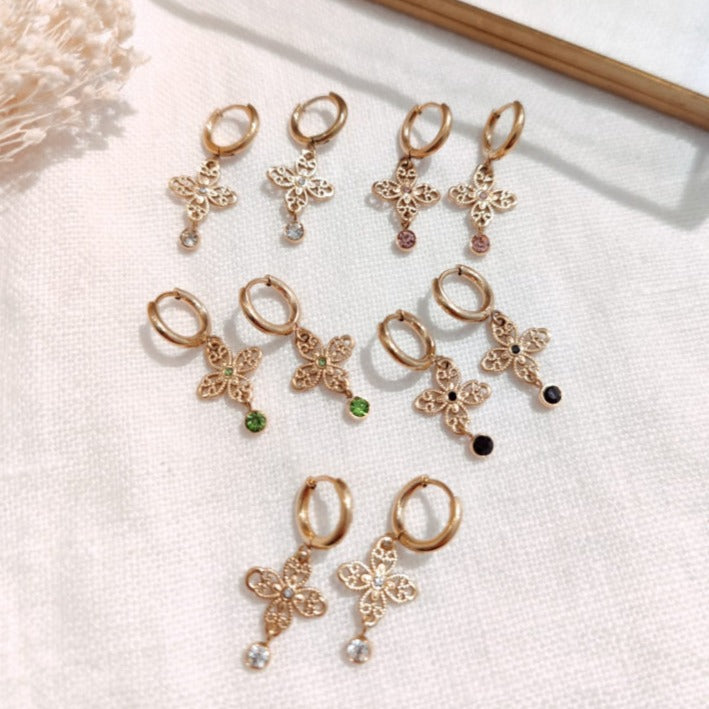 Boucles d'oreilles Telia - Couleurs au choix