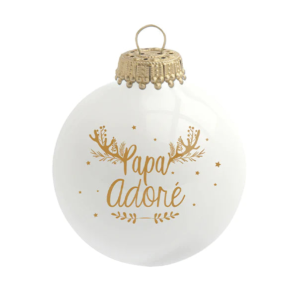 Boule de Noël  papa adoré