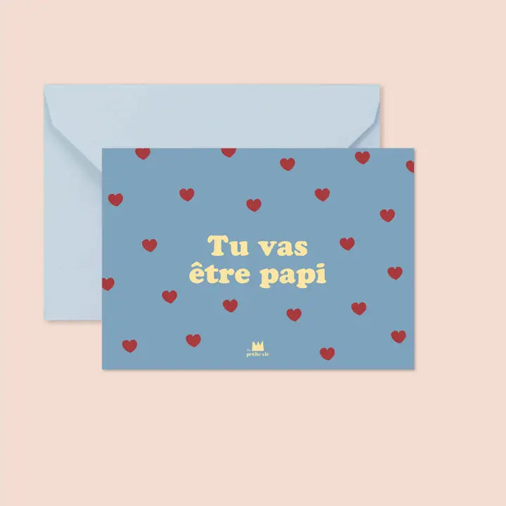 Carte + enveloppe - Tu vas être Papi