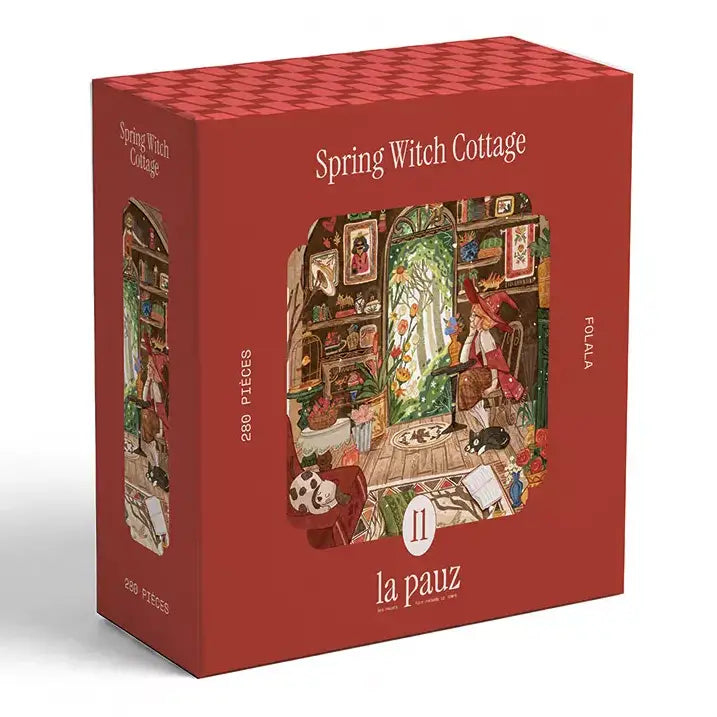 Puzzle Spring Witch Cottage - La Pauz - 280 pièces