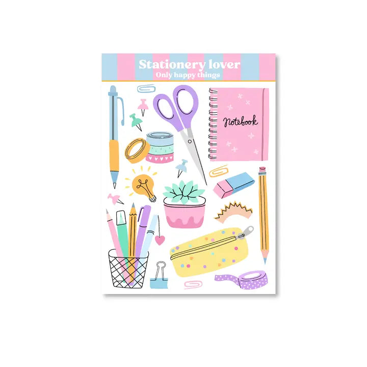 Sticker  Stationery Lover