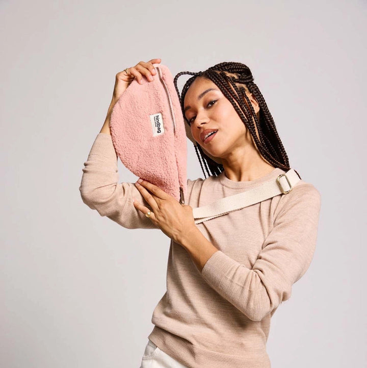 Banane Olivia - Teddy rose poudré