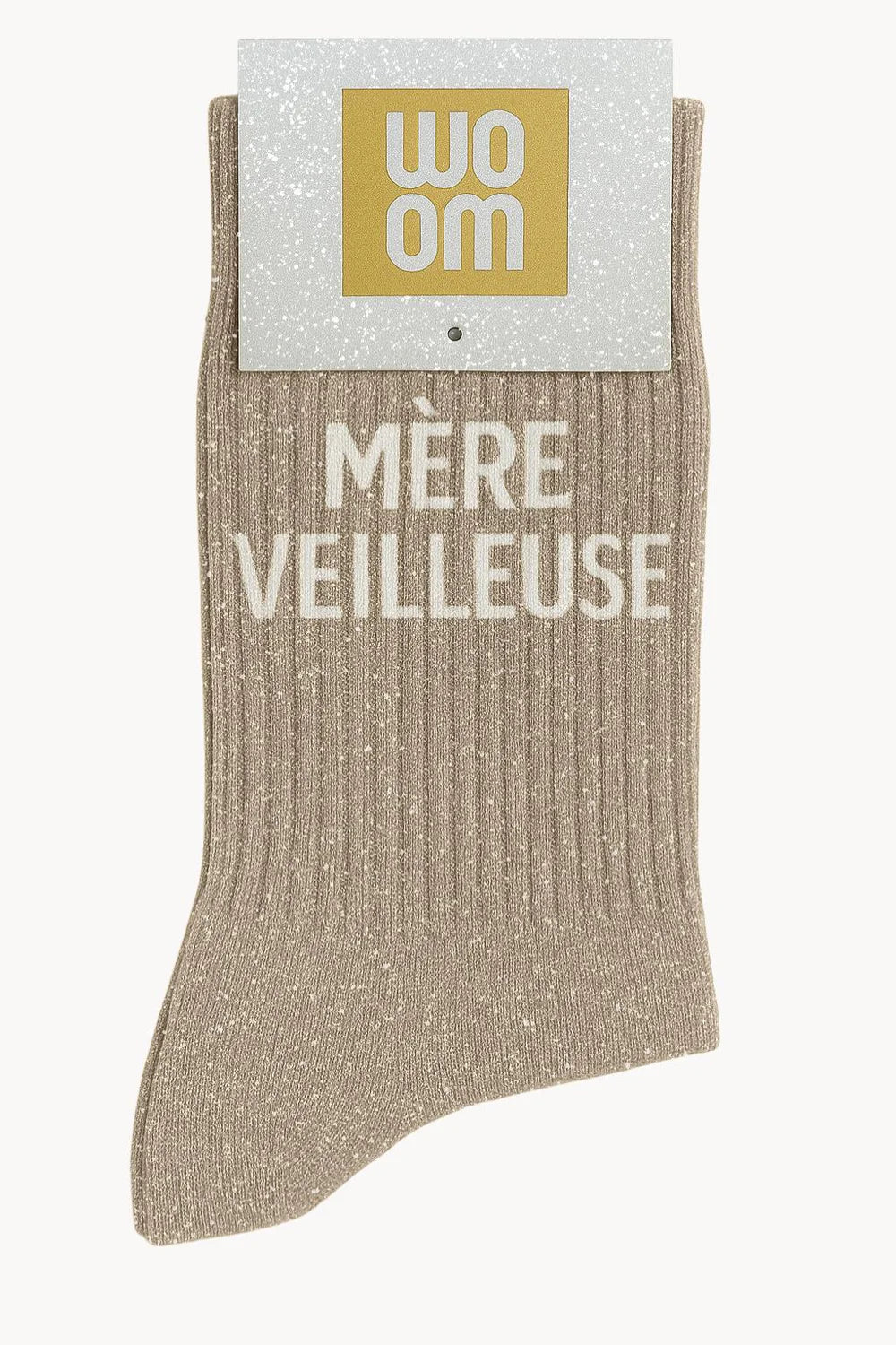 Chaussettes - Mère veilleuse beige