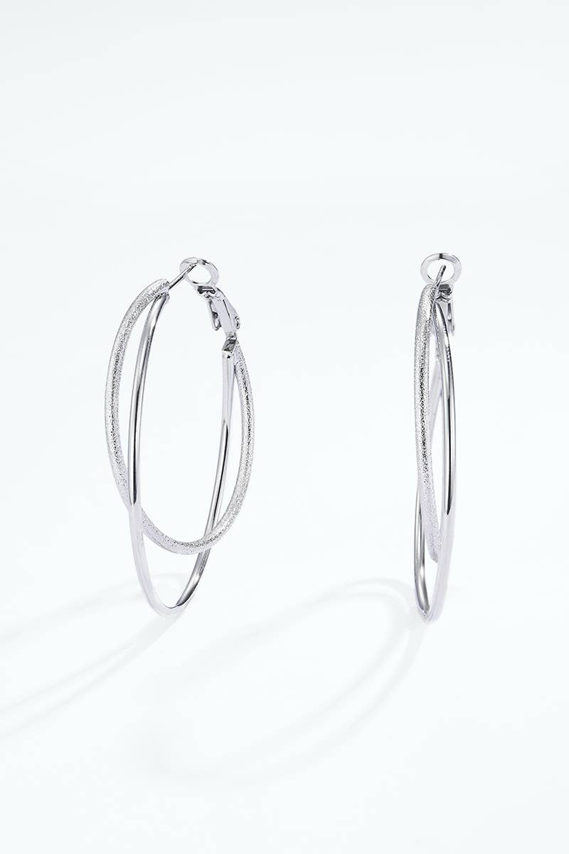 Boucles d'oreille - Léonna argent