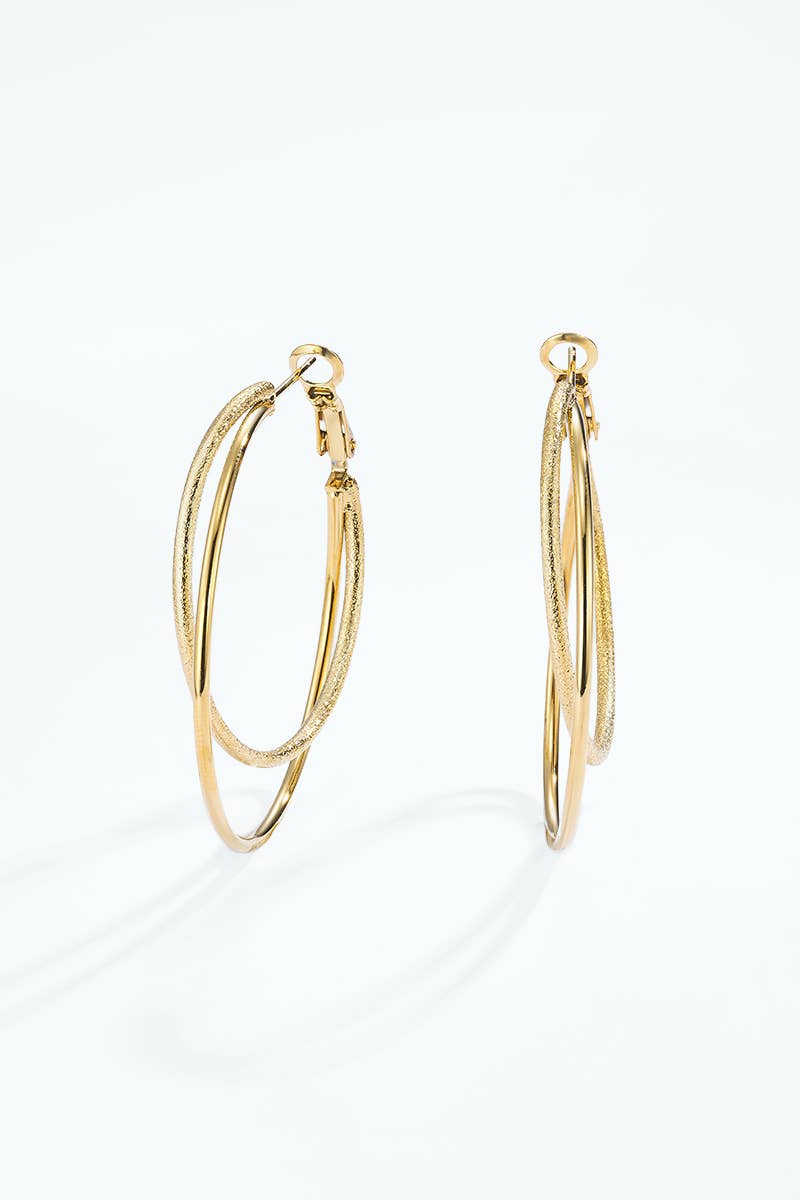 Boucles d'oreille - Léonna doré