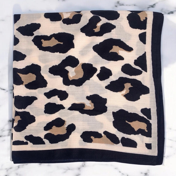 Foulard Carré Léo - beige