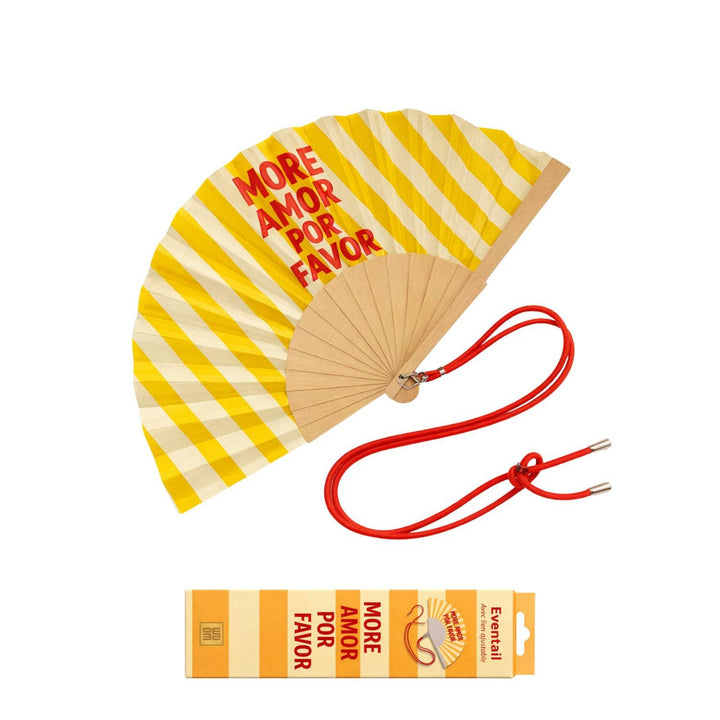 Eventail avec Bandoulière et Boîte Cadeau - More Amore Por..