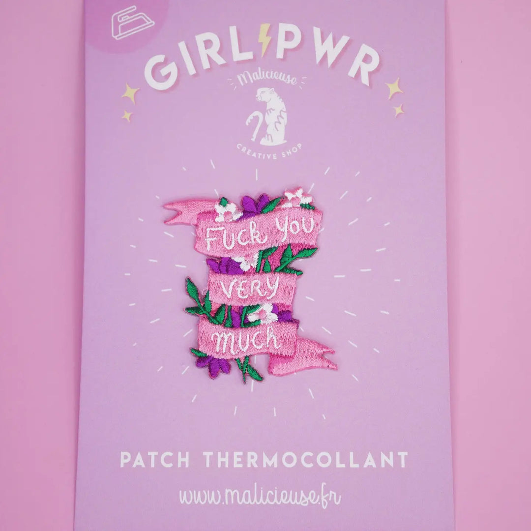 Patch Thermocollant Fuck You Very Much