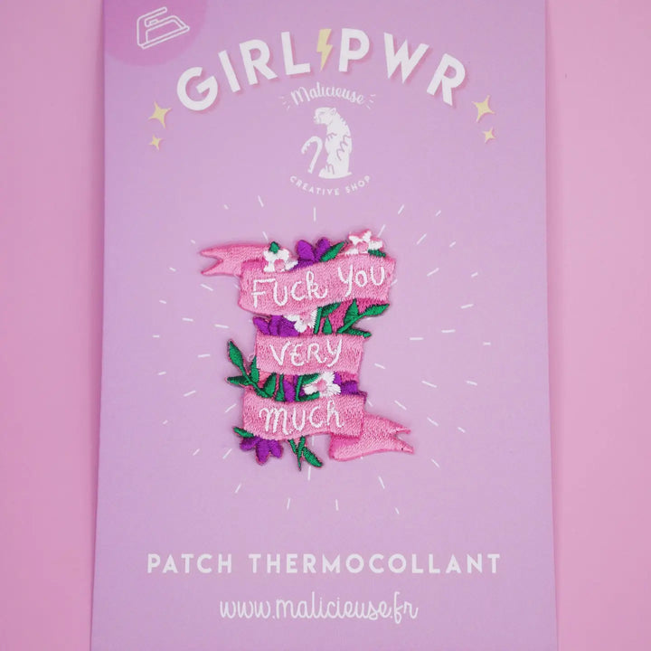 Patch Thermocollant Fuck You Very Much