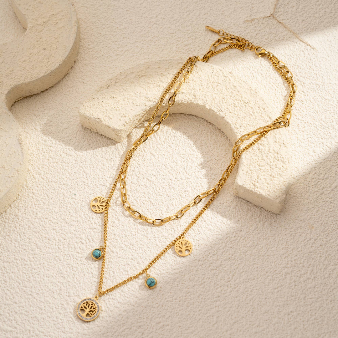 Collier - Vie Turquoise Africaine