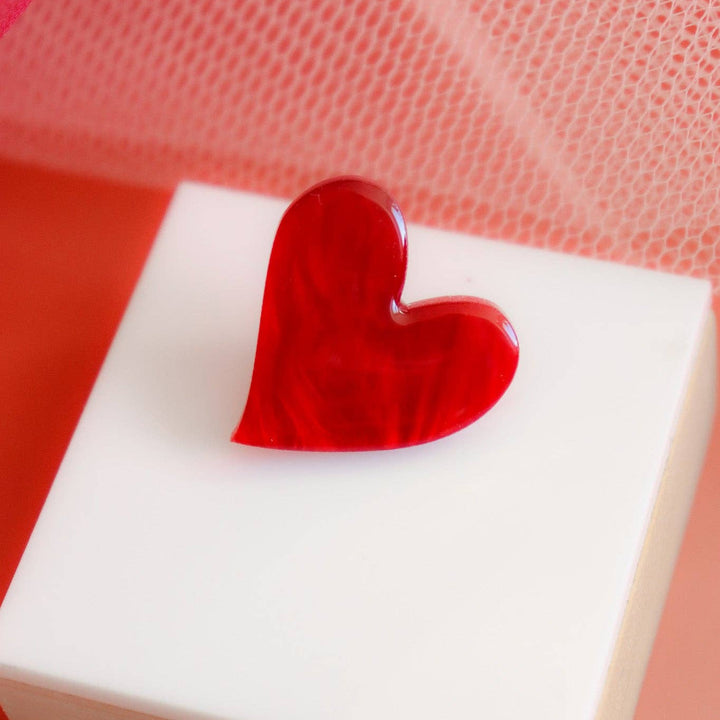 Pin's Coeur Rouge Piment