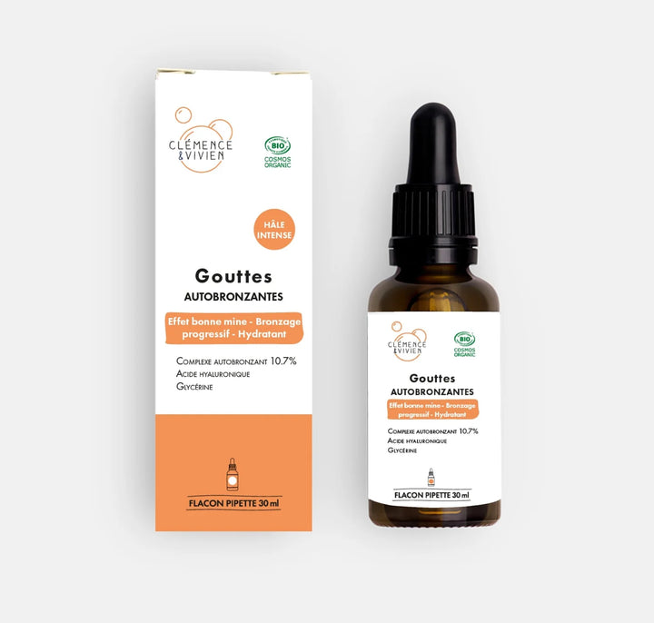 Gouttes autobronzantes - Hale intense ou léger au choix
