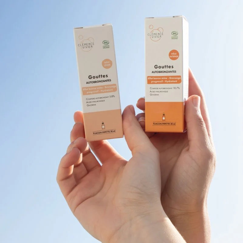 Gouttes autobronzantes - Hale intense ou léger au choix