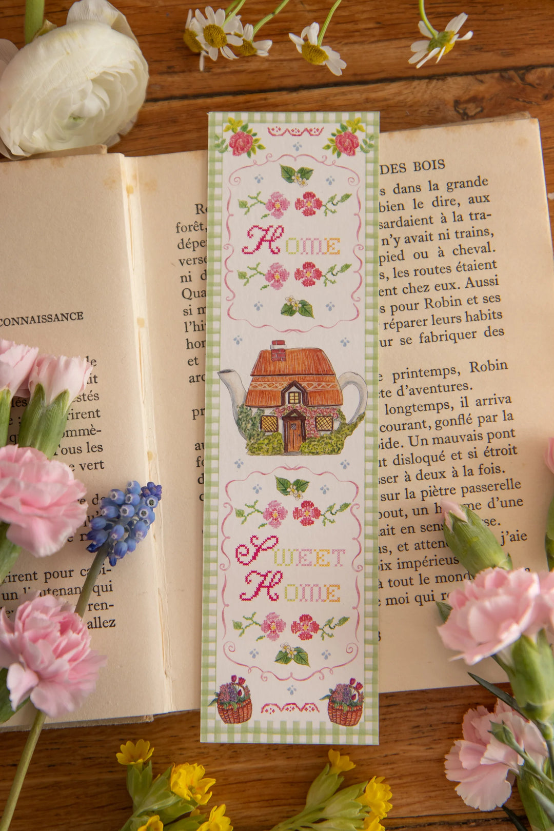 Marque pages Printemps - Home sweet home