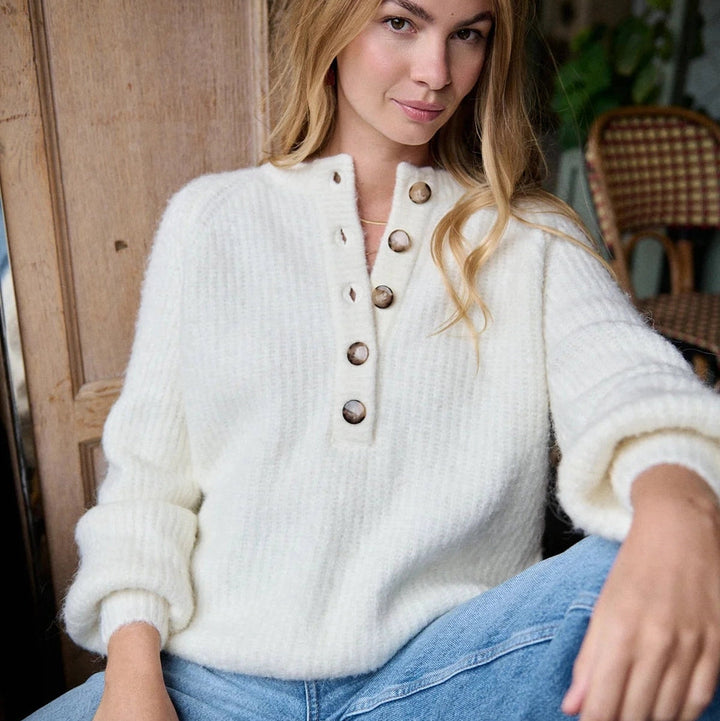 Pull Mona en alpaga et laine ample