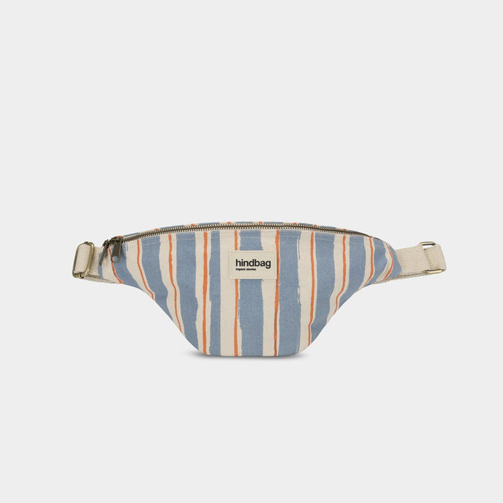 Banane Olivia - Rayée bleu & orange