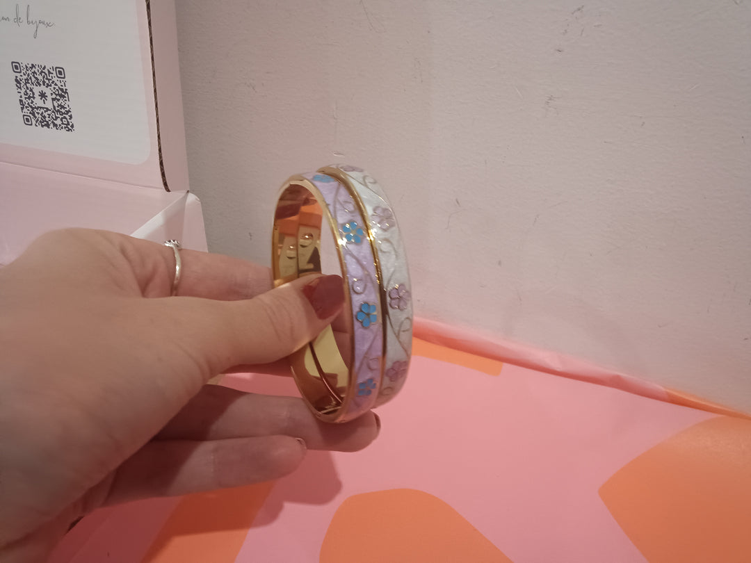 Jonc Thailandais Line - Couleur au choix