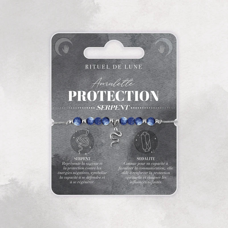 Bracelet Amulette Protection : Le serpent