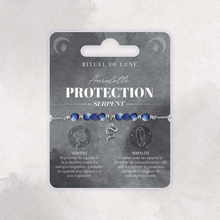 Bracelet Amulette Protection : Le serpent